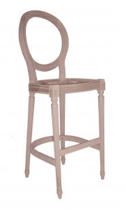 Arredamento Classico in Stile mobili artigianali sgabello legno fusto grezzo