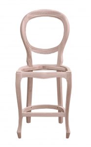 Arredamento Classico in Stile mobili artigianali sgabello legno fusto grezzo