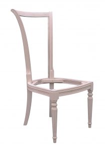 Arredamento Classico in Stile mobili artigianali sedia legno fusto grezzo