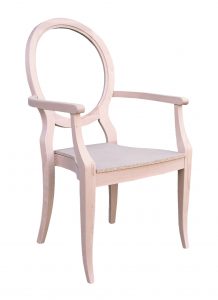 Arredamento Classico in Stile mobili artigianali poltroncina legno fusto grezzo