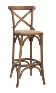 Arredamento Classico in Stile mobili artigianali sgabello legno seduta rattan