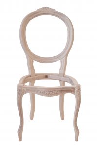 Arredamento Classico in Stile mobili artigianali sedia legno fusto grezzo