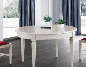 Arredamento Classico in Stile mobili artigianali tavolo allungabile legno